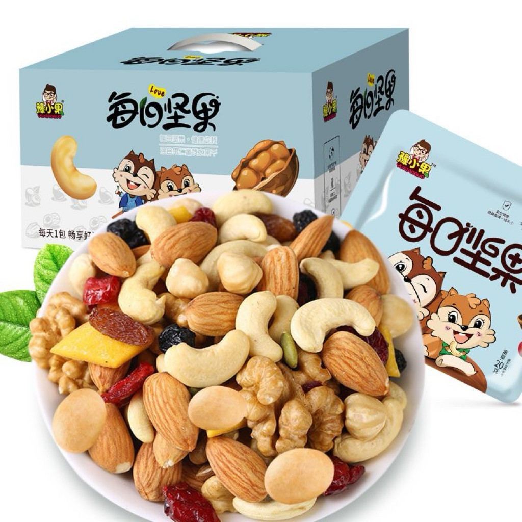 Daily Nuts Mixed Nuts Nuts Nuts 20g ของว่างสําเร็จรูป
