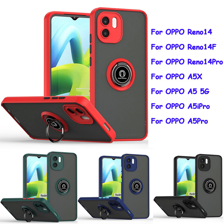 Case กันกระแทก หรูหรา For OPPO Reno14 5G Reno14F Reno14Pro A5X A5 5G A5iPro A5Pro A3X A3 4G A3Pro A57 4G A77S A58 044