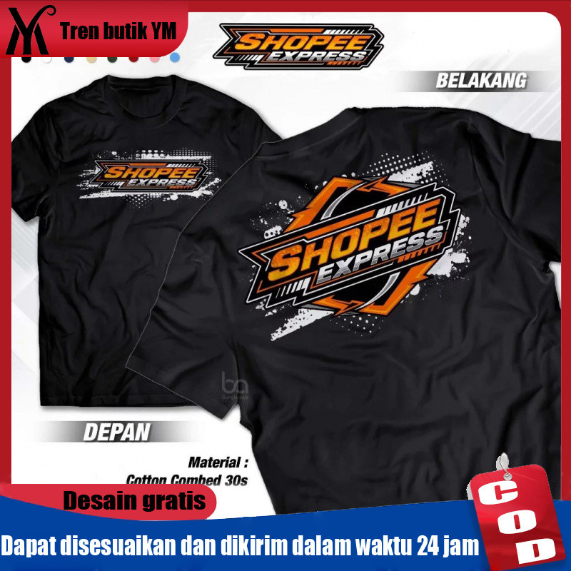 เสื้อยืด YM / เสื้อยืด Distro Shoppee Express Courier Clothes Expedition Package SPX Sopee Xpress / 