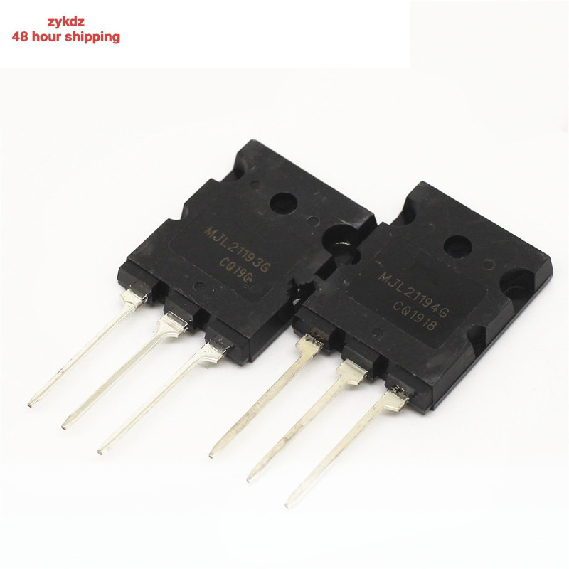 สินค้าใหม่ 5 คู่ ( 5 ชิ้น MJL21193 + 5 ชิ้น MJL21194 ) TO-3PL MJL21193G MJL21194G TO-3P IC