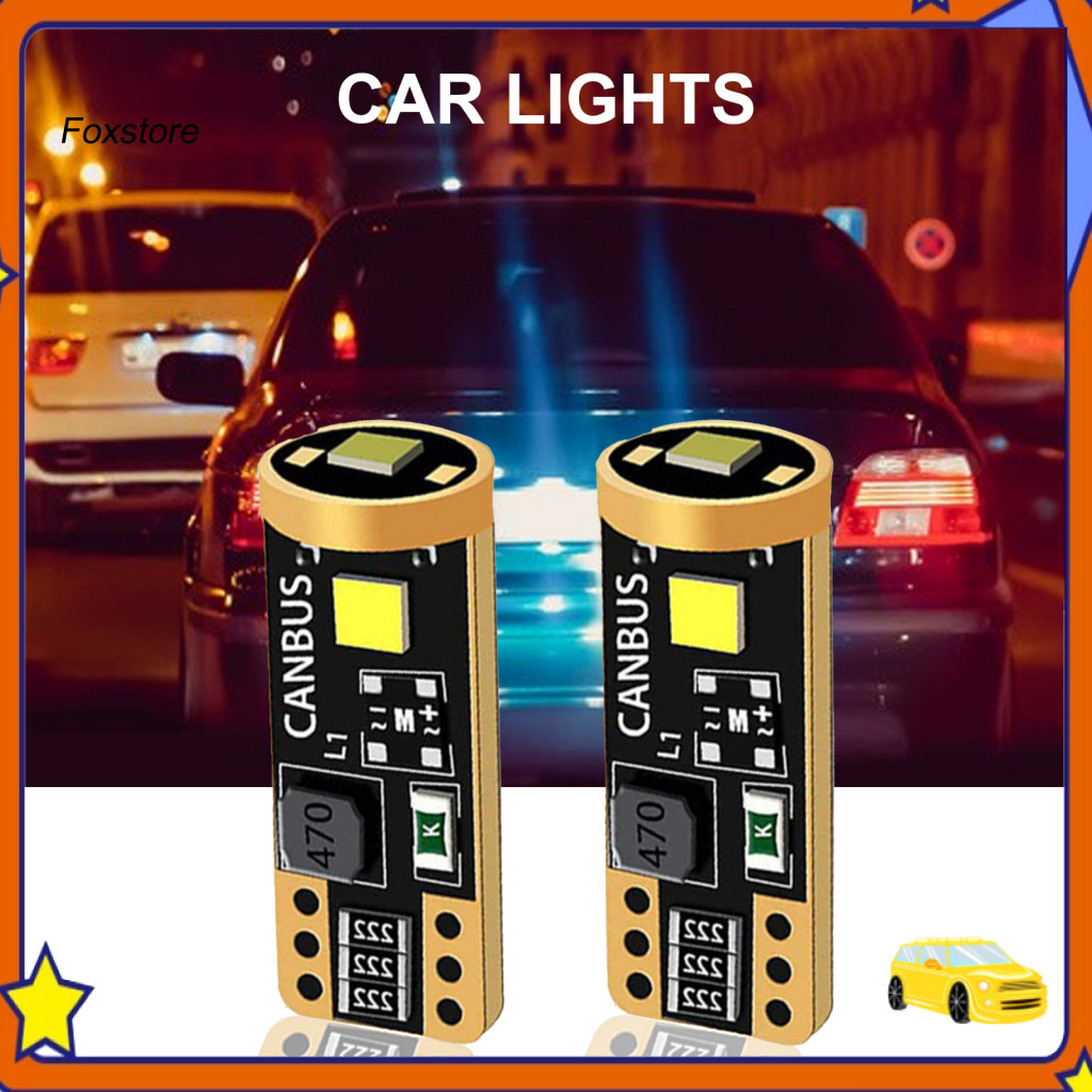 [Fx] 2 ชิ้น/เซ็ตไฟ LED Canbus ข้อผิดพลาดฟรี 3SMD 12-30V ความสว่างสูงป้ายทะเบียนถอดรหัสโคมไฟสําหรับรถ