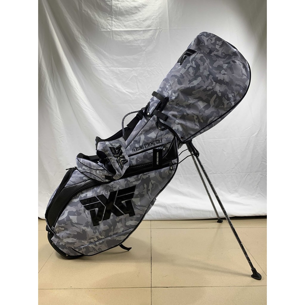 PXG Golf Bag ขนาดพกพา ทำจากไนลอน กันน้ำและกันฝุ่น ใช้งานได้ทั้งเป็นกระเป๋าแบ็กแพคและยืน