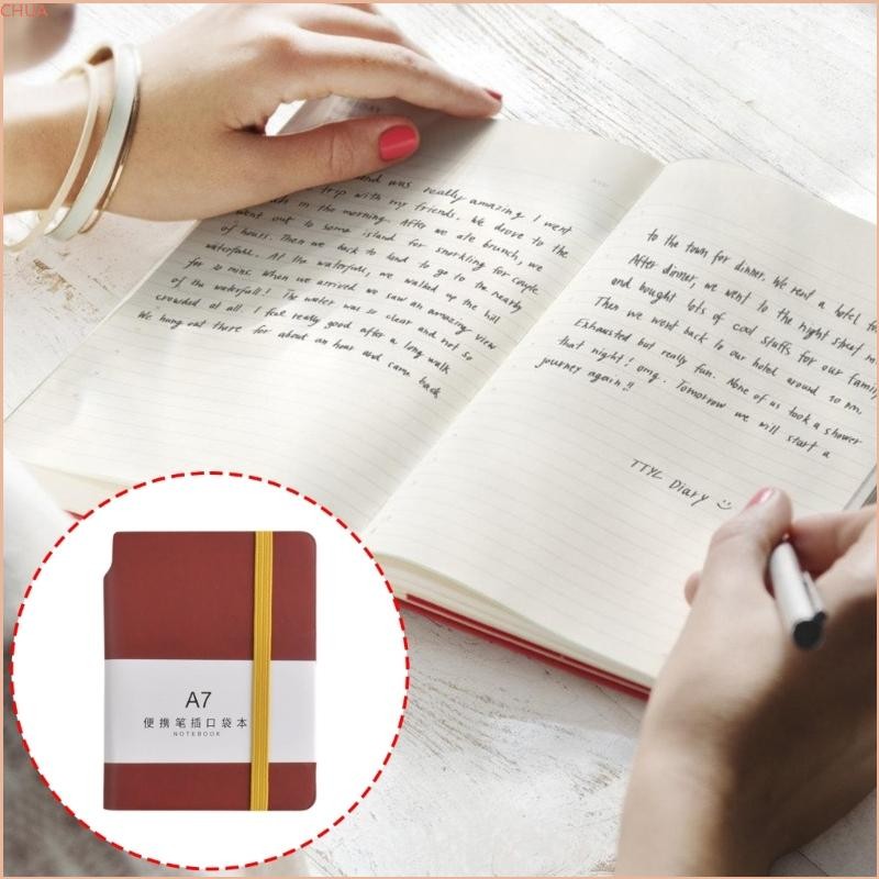 Chua Pocket Notebook Schedule Notebook Journaling Notebooks Daily Planner School Office Supplies for