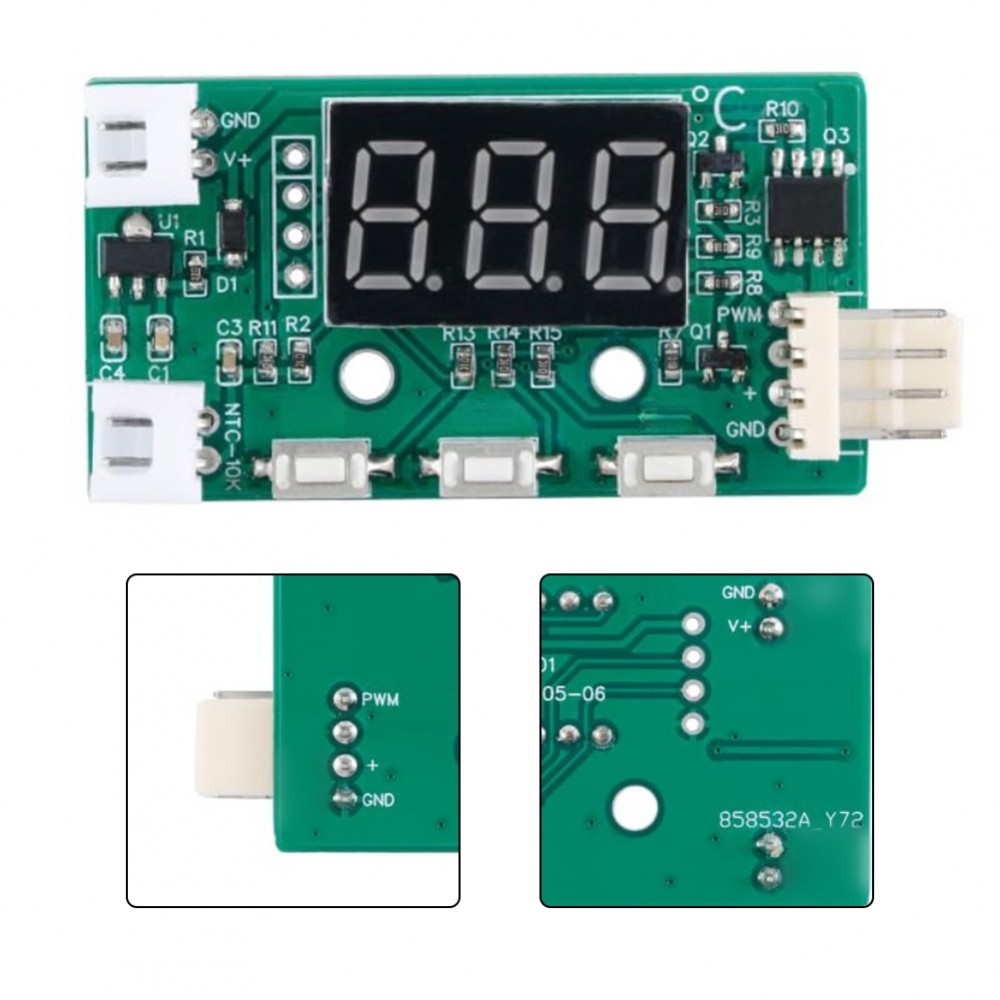 [NEW]4 Wire Fan Speed Control Module with Intelligent Temperature Sensor for Industry[SWHOME-TH]