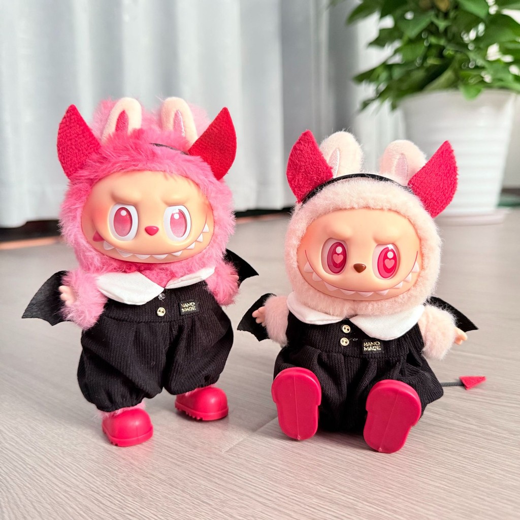 🔥ชุดลาบูบู้ v3 เครื่องแต่งกายฮาโลวีน Halloween Clothes for labubu V1/V2/V3 เสื้อผ้าตุ๊กตาขนาด 15 ซม