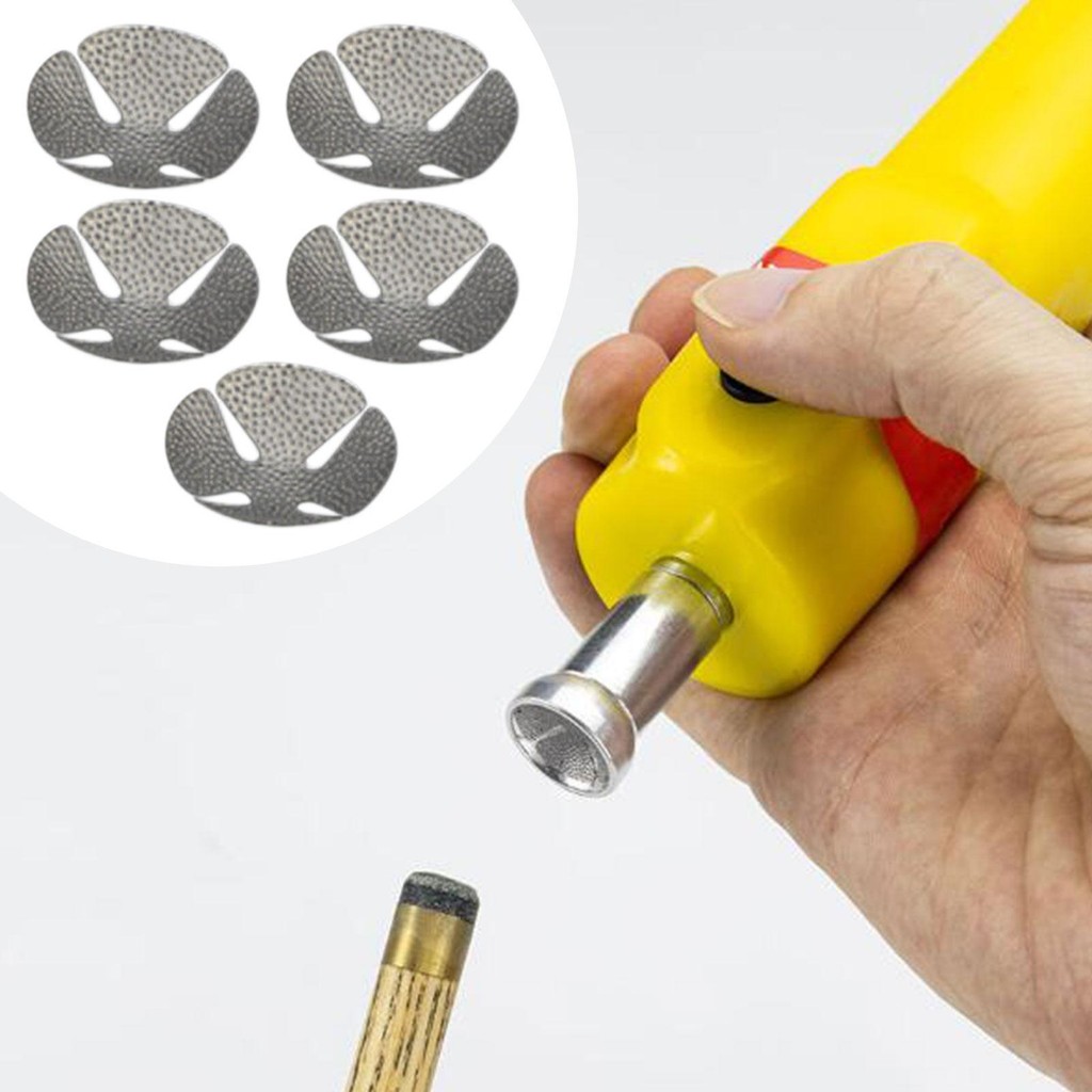 ชุดปรับแต่งปลายไม้คิวสุกเกอร์ 5 ชิ้น น้ำหนักเบาทามาพร้อมเครื่องมือหลายฟังก์ชัน ใช้งานได้ดีทั้งซ่อมแซมและทำให้ปลายไม้คิวใหม่<p>“><center><h4></h4><p><p><font color=