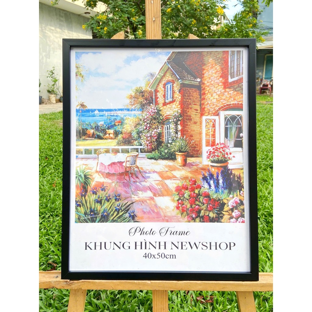 กรอบรูป - กรอบใบรับรอง 40x50 ซม. - กรอบคอมโพสิต, ติดผนังพื้นผิวไมก้าสําหรับโต๊ะทํางาน NEWSHOP