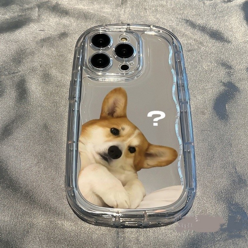 เข้ากันได้กับiPhone 15 14 13 12 11 Pro Max X Xr Xs Max 7 8 6 6s Plusเคสโทรศัพท์Creative Funตลกสุนัขค