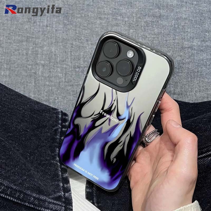 Blue Flame รูปแบบเคสโทรศัพท์สําหรับ Realme 8 2 Pro 8i 7i 6i 5i 5S 5 C3 C2 C1 U1 GT 5 Pro 6 3 Neo 6 5