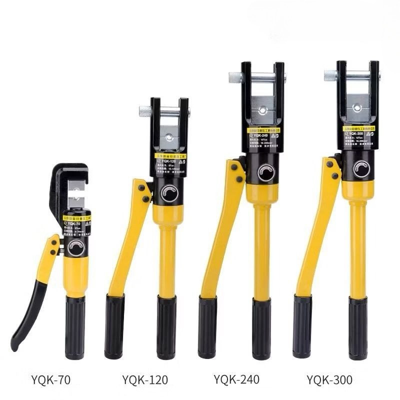 Crimping Too Hand ไฮดรอลิกไฮดรอลิก CLAMP สาย Lug Plier การบีบอัด CLAMP YQK-70/ YQK-120/ YQK-300