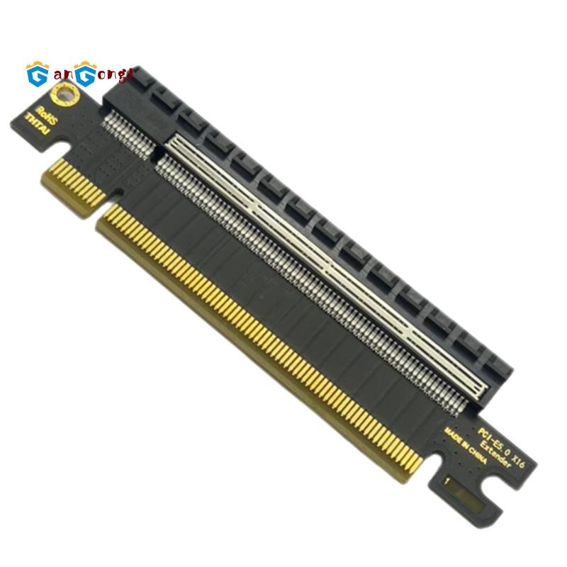 [gangong1]PCI-E เป็น PCI-E 16X แปลงอะแดปเตอร์ - ขั้วต่อสล็อต 180 องศา, รองรับ PCI Express 5.0 X16 Ge