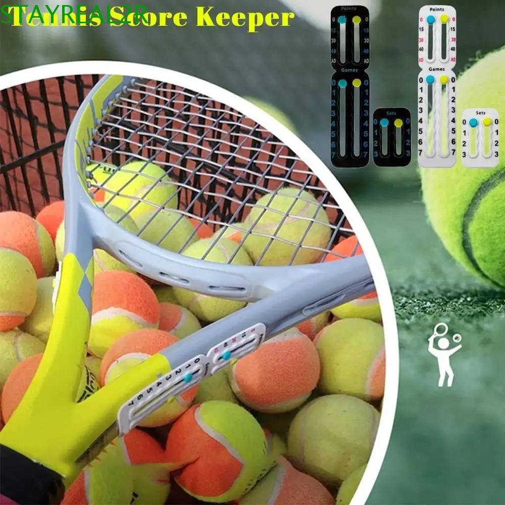 STAYREAL2R Tennis Score Keeper, ทนทานไม้เทนนิสขนาดเล็ก Scorekeeper, แบบพกพาอ่านง่ายน้ําหนักเบา ABS S