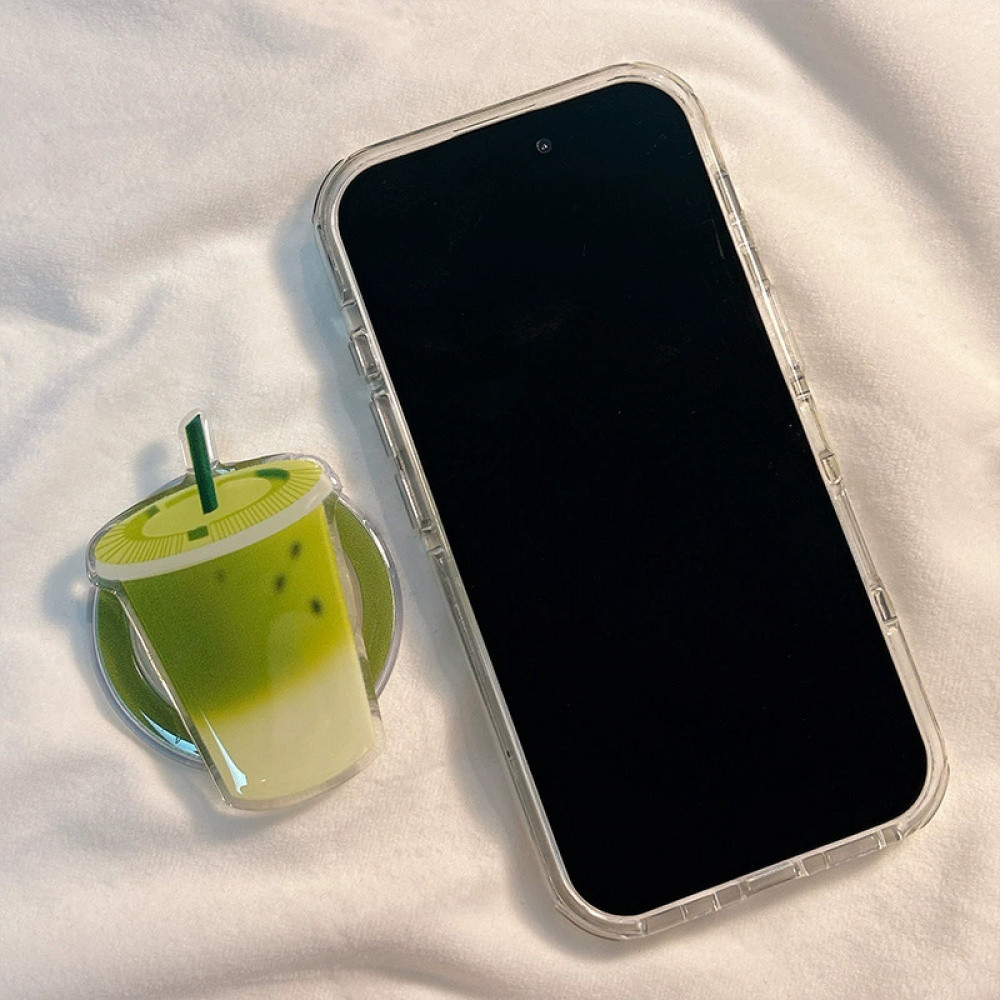 Ins Gradient สีเขียว Matcha Latte พับแม่เหล็กสําหรับ IPhone 16 Pro Max 16 16 Pro 15 Pro Max 14 Pro Max 13 กันกระแทก IMD หนาปกหลัง ราคา ถูกที่สุด ดีลบีเคเค แกลเลอรีภาพที่ 5