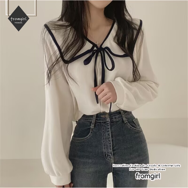 เสื้อเชิ้ตลายเรียบง่ายสีทึบ สำหรับสวมใส่ลำลองและแขนยาว