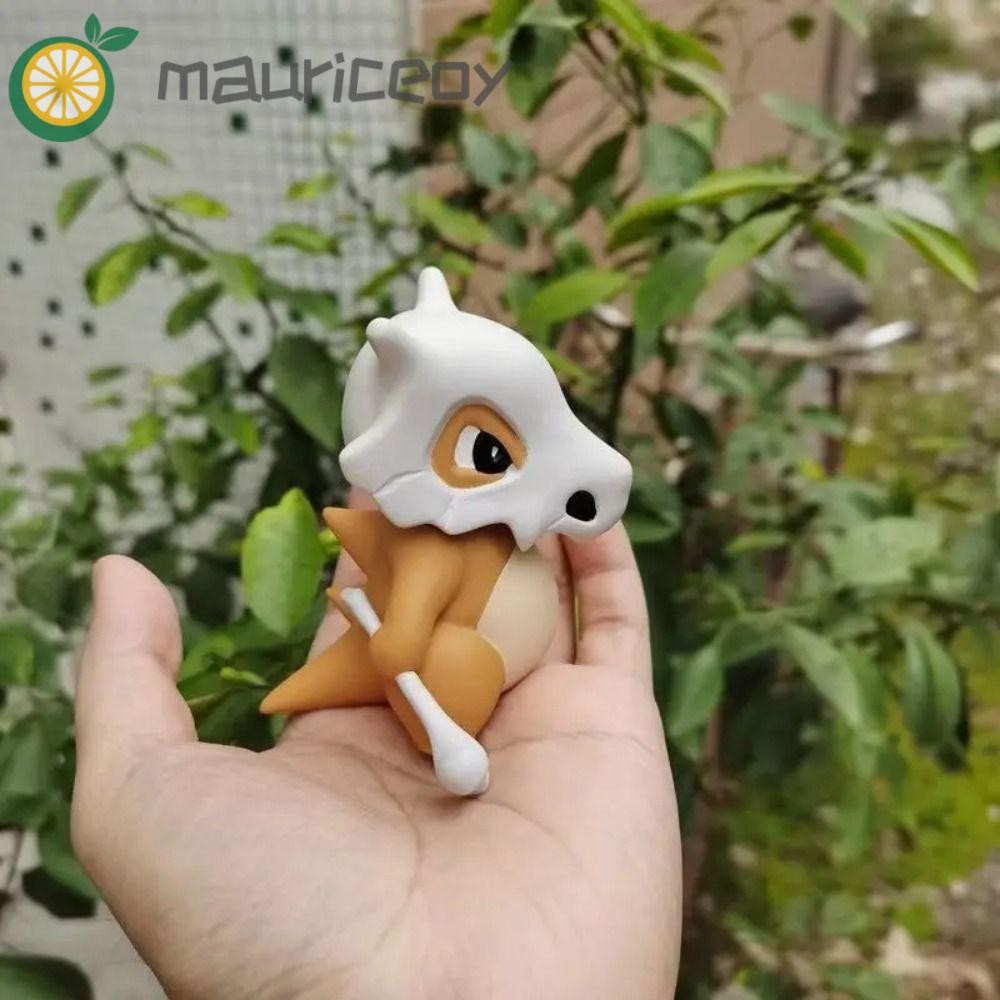MAURICEOYA Pokemon Cubone Action Figure, PVC น่ารักรุ่นอะนิเมะ Cubone รูปของเล่น,สะสมการ์ตูน 8 ซม.Po