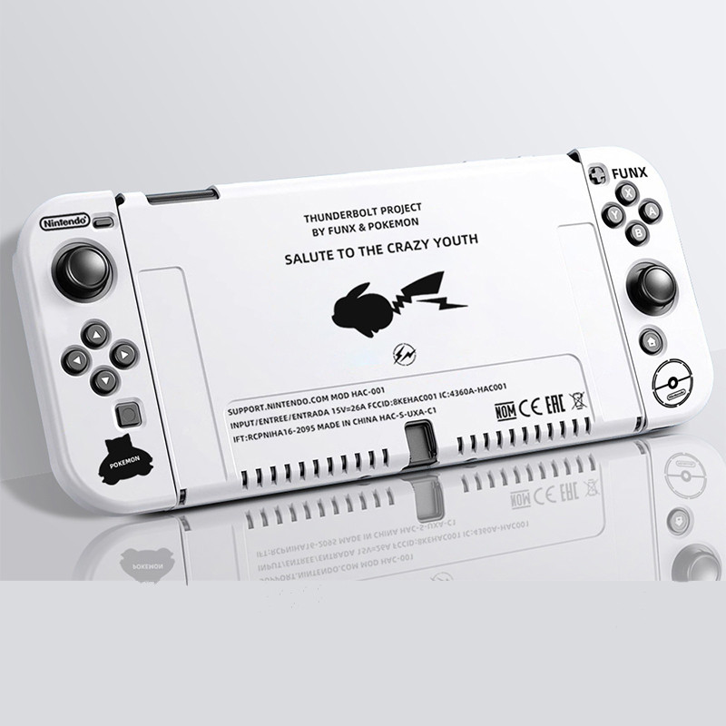 เคสป้องกัน เข้ากันได้กับ Nintendo Switch 2017 และ Switch OLED 2021 พร้อม Switch 2 2025 อุปกรณ์เสริมฝาครอบ TPU แบบ Dockable สําหรับคอนโซล Switch และ Grip Joy-Con