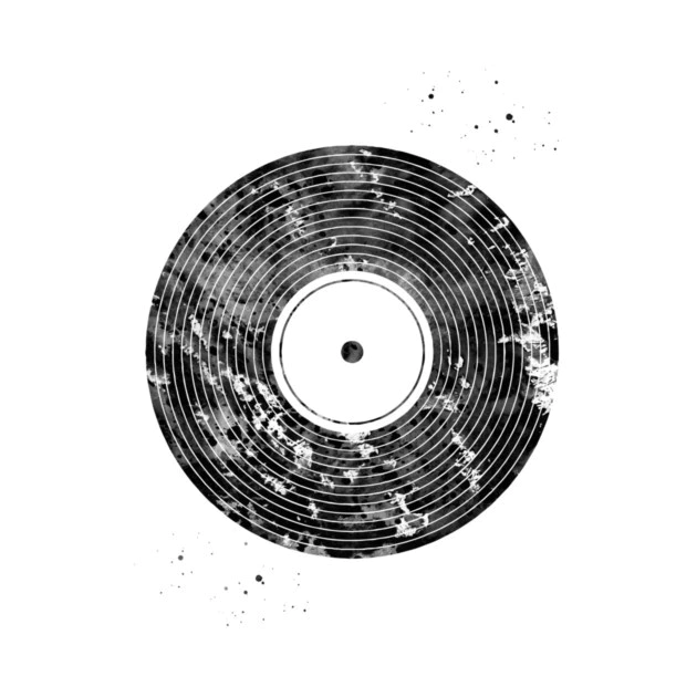 เสื้อยืด Vintage Vinyl disc แขนสั้น ผ้าคอตตอน thumbnail 9