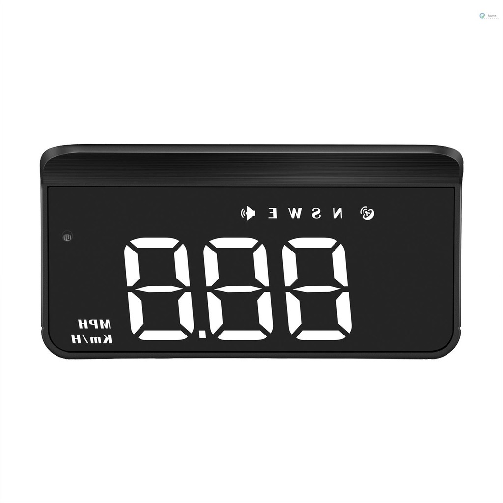 รถ HUD 3.5 นิ้ว Head-up Display Windshield Projecter Digital Vehicle Speedometer GPS รุ่น Overspeed 