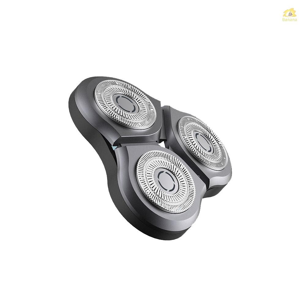 หัวโกนสําหรับ Xiaomi Mijia เครื่องโกนหนวดไฟฟ้ากันน้ํา S300 S500 S500C Dual-layer ใบมีดเหล็ก
