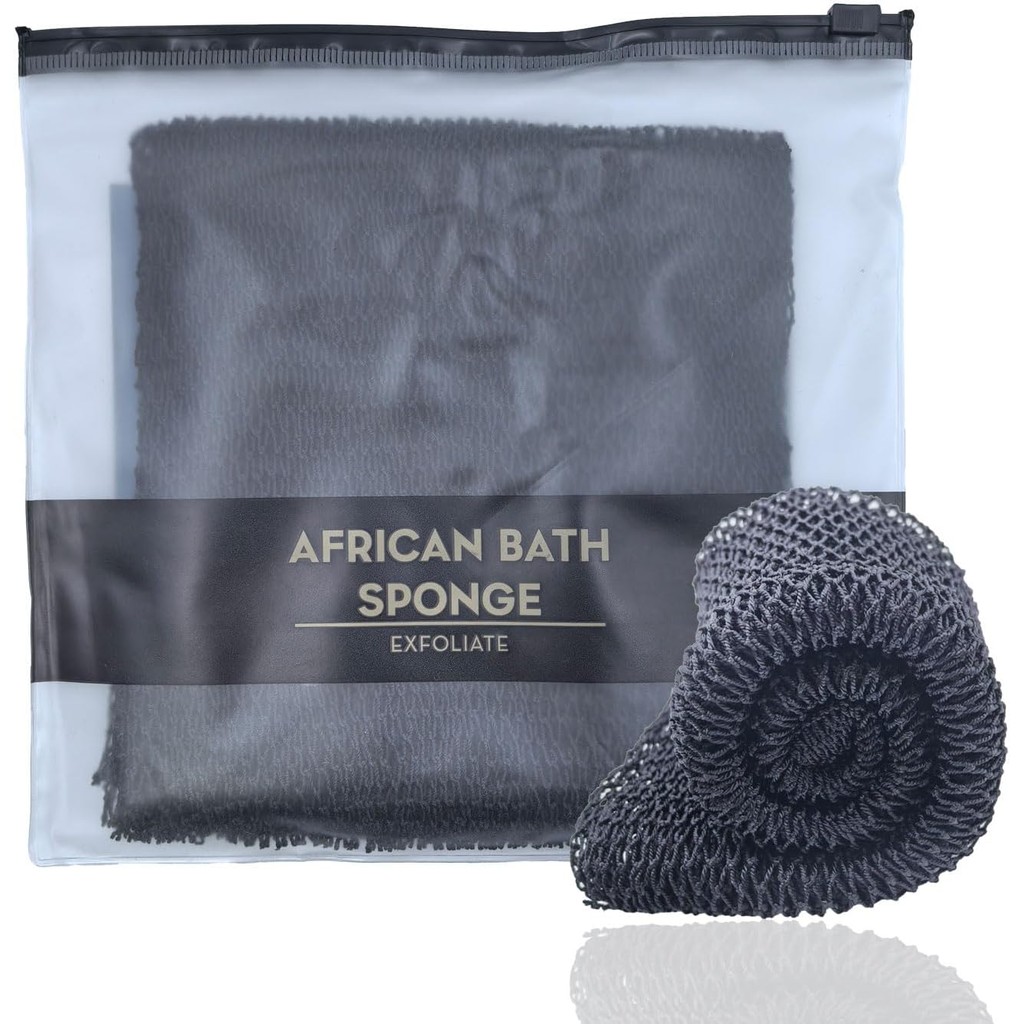 XIANZANDER African Net Sponge,African Exfoliating Net,African Exfoliating Sponge, Deep Cleaning Scru