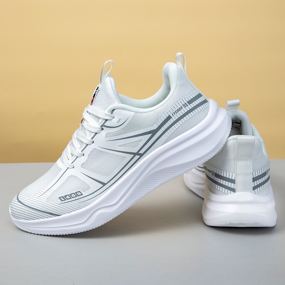 Naughtybra - 1489 LYCAON White Fang Sportstyle รองเท้าผ้าใบสําหรับบุรุษและสตรี - FE18