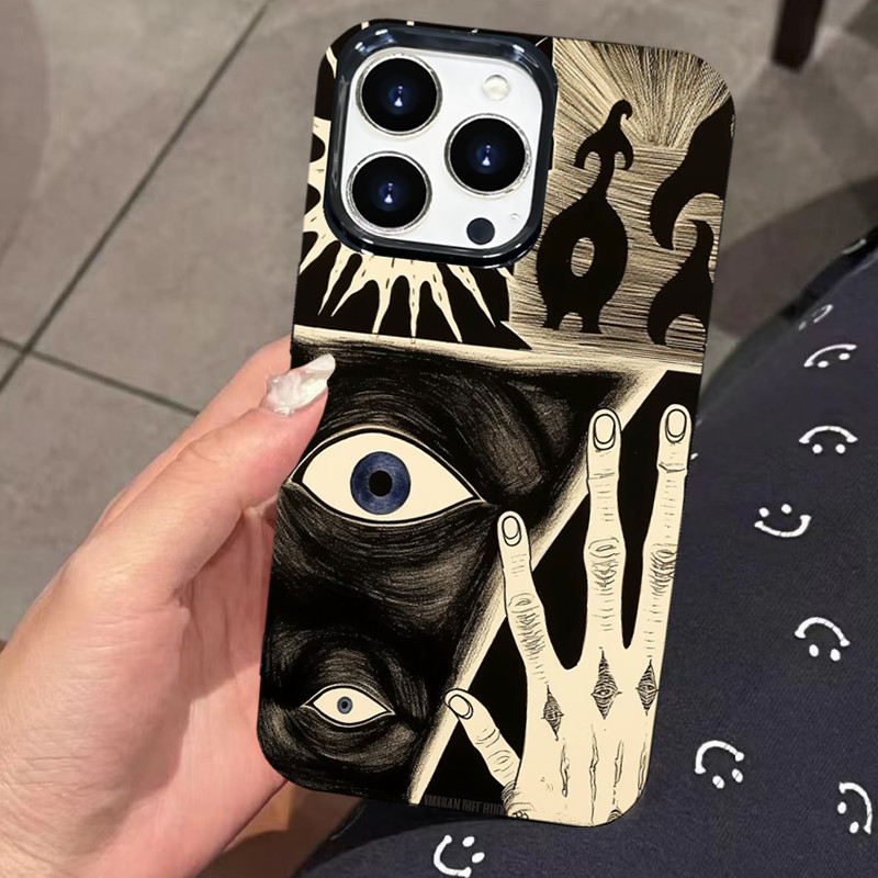 C0J2 เคสโทรศัพท์กันกระแทกตา PRO Apple 16Promax Jelly กันกระแทกบทคัดย่อกรณี 15 เหมาะสําหรับ