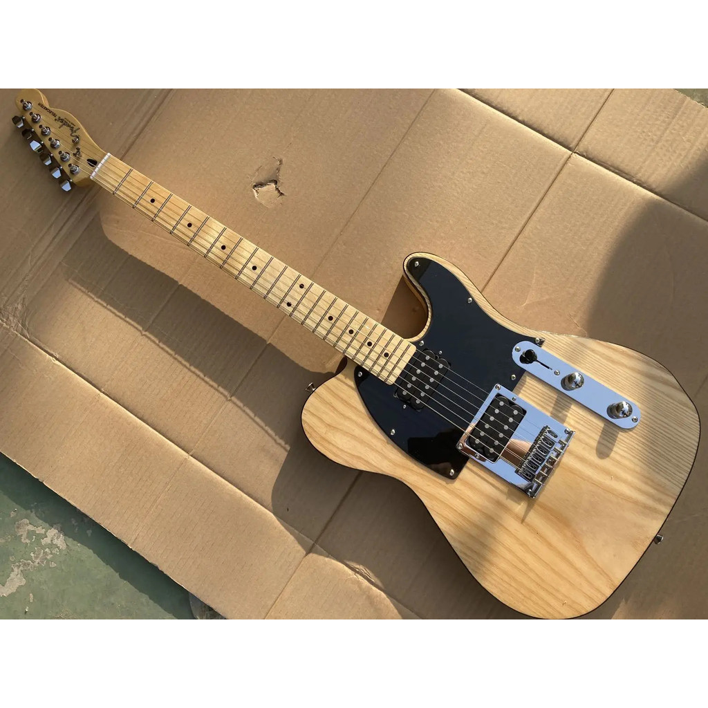 [NEW] Ash Wood Solid Body Guitars Telecaste-r กีตาร์ไฟฟ้าในสต็อก