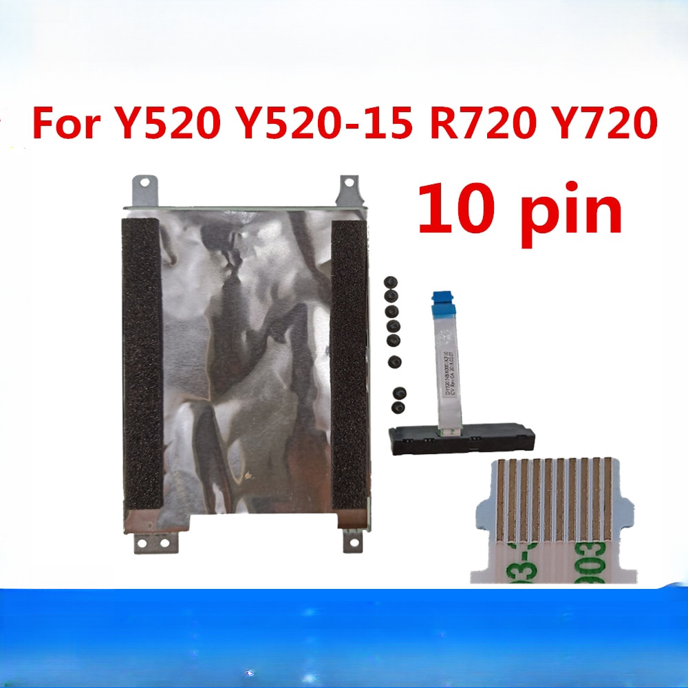 SATA SSD HDD สาย HDD caddy bracket สําหรับ Lenovo Y520 Y520-15IKBM R720 Y720 AM13B000800 NBX0001KF00