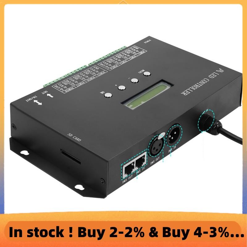 WiFI LED Pixel Controller Artnet to SPI รองรับซอฟต์แวร์ LAN Synchronny SD Card DMX512 คอนโซล (H807SA