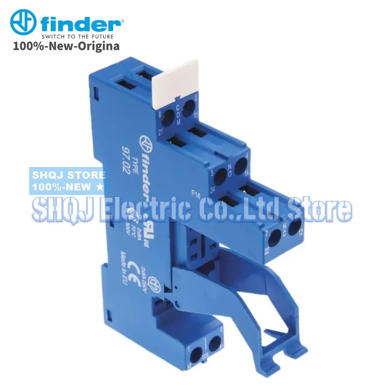 FINDER 100%-ใหม่ TYPE 97.01 97.02 SPA 1PCS Relay Rail socket เดิม