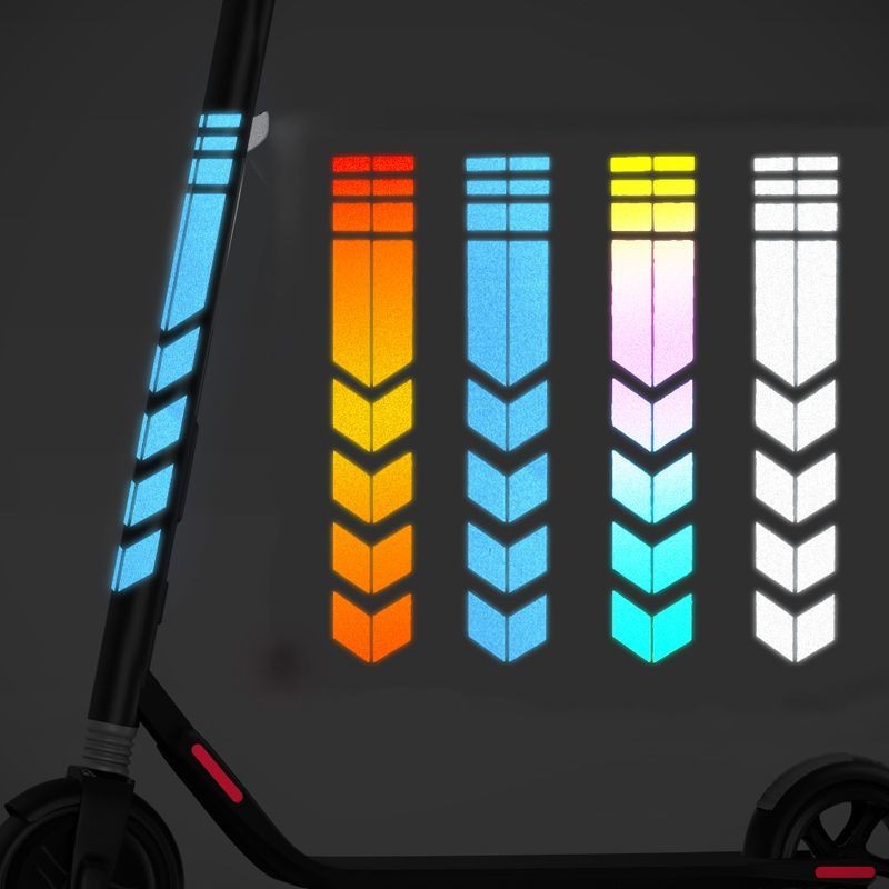 สกู๊ตเตอร์ไฟฟ้าสติกเกอร์สะท้อนแสง Body Luminous สติกเกอร์ Segway Ninebot D18W D38U F20 F2 F2pro F2pu