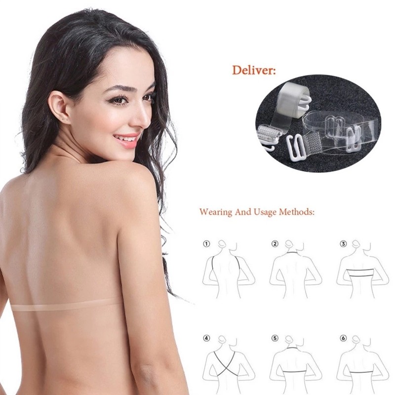 🍬 บราปีกนก3D👙 ฟองน้ําเสริมหน้าอก 0.5-5 cm. ติดแน่น อกชิด กันน้ำกันเหงื่อ กาวเหนียว บราปีกนกตะขอหน้า - รูปที่ 2