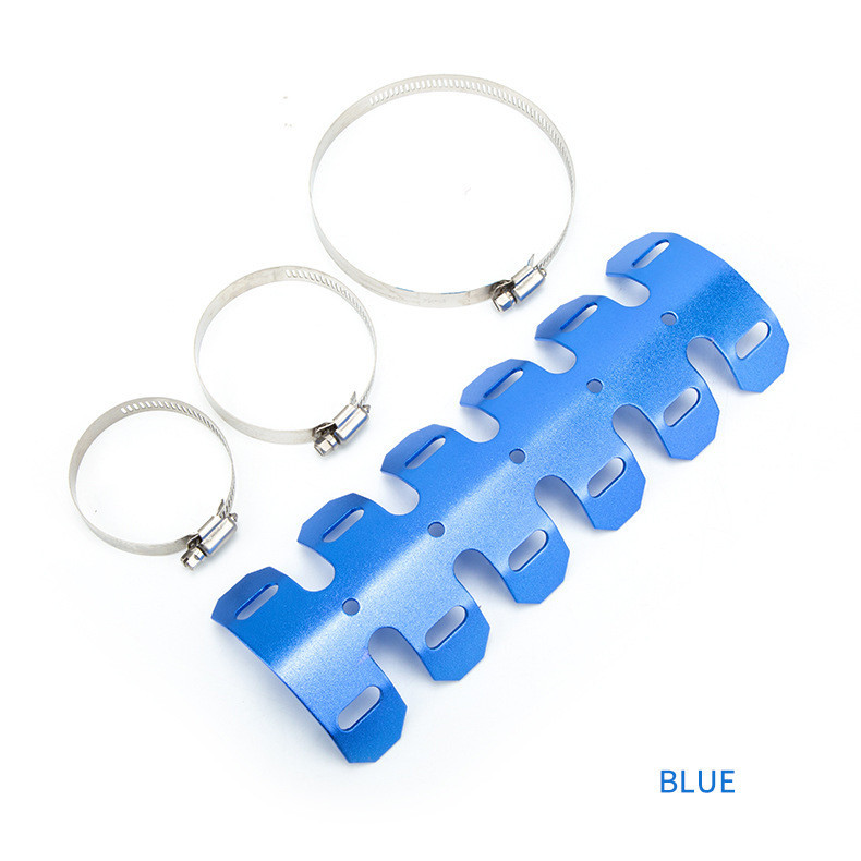 การ์ดคอท่อ อลูมิเนียม ไอเสีย การ์ดท่อ ท่อไอเสีย การ์ดกันร้อนท่อ - รูปที่ 5