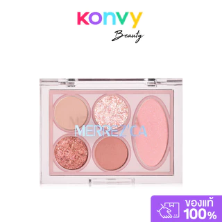 Merrezca Eye & Cheek Color Palette 3.8g พาเลท 2in1 ที่เป็นทั้งอายแชโดว์และบลัชออน.