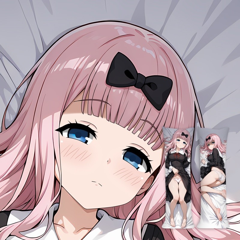 Dakimakura ยาวกอดหมอน Body Case Kaguya sama Love Is War Fujiwara Chika อะนิเมะหมอนเบาะ 2WAY สไตล์ใหม