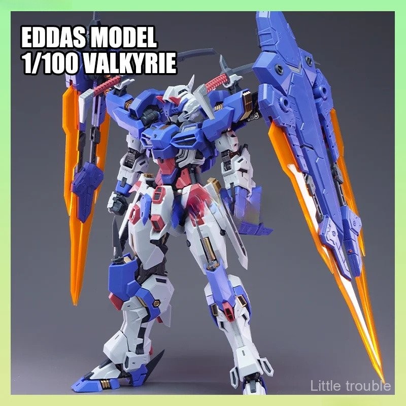 EDDAS รุ่น MG 1/100 VALKYRIE Assemlby ชุด NGEW-05-02 ตัวเลขการกระทําหุ่นยนต์พลาสติกชุดที่กําหนดเองขอ
