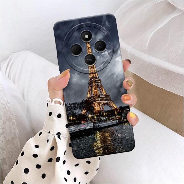 HP Softcase XIAOM1 POC0 C75 Silicone Pro Camera Flex P4RIS Motif - Phone Case - Casing - Silicon - 1