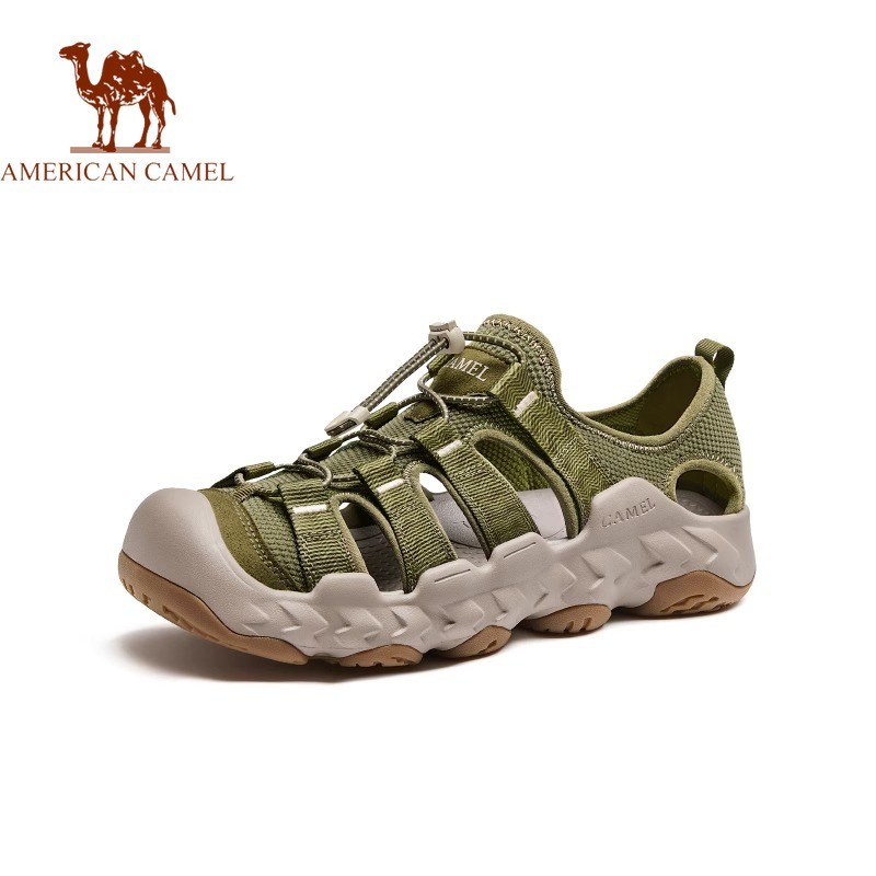 AMERICAN CAMEL รองเท้าแตะทรงกลวงลำลอง