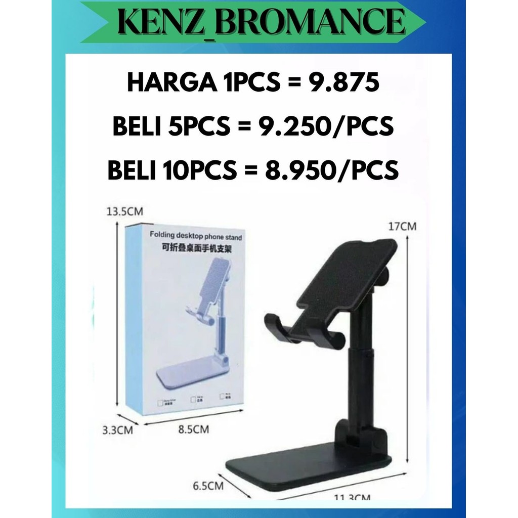 KENZ STAND FOLDING PHONE HOLDER HD23 HP STENT สําหรับ CHILDRENS ONLINE SCHOOLS HD-23