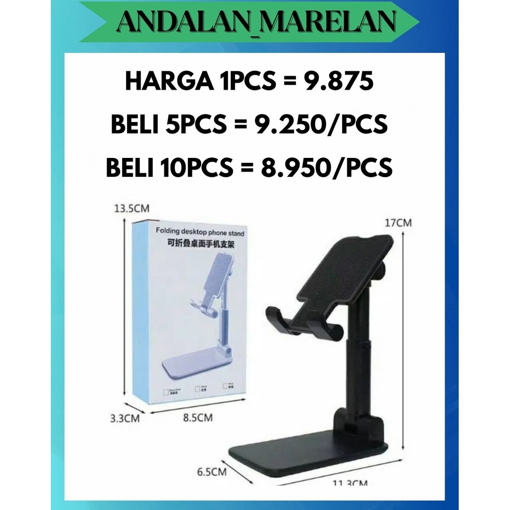 AM STAND FOLDING PHONE HOLDER HD23 STENT HP สําหรับ ONLINE SCHOOL CHILDREN HD-23