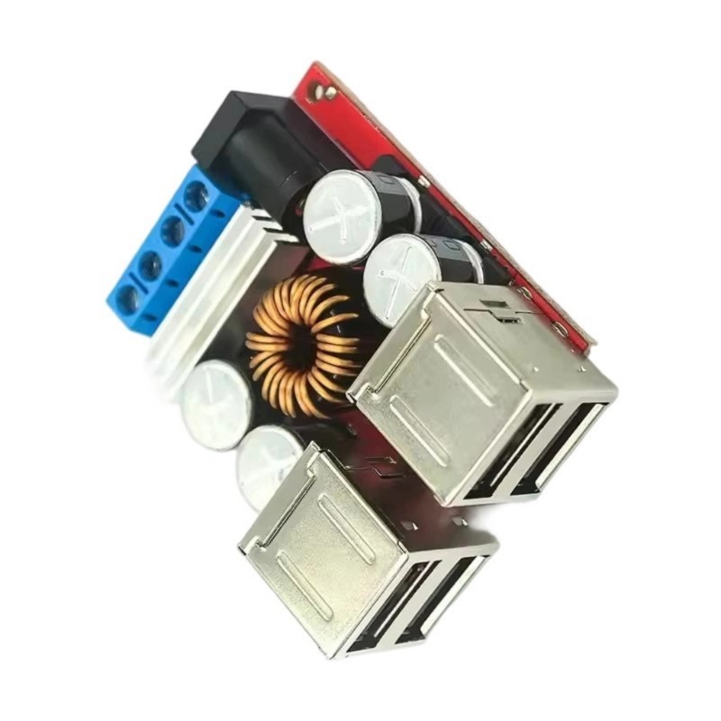 QUU 5V 8A อุปกรณ์ลดพลังงานขั้นตอนลงโมดูล Over Power Safety สําหรับอัตโนมัติ