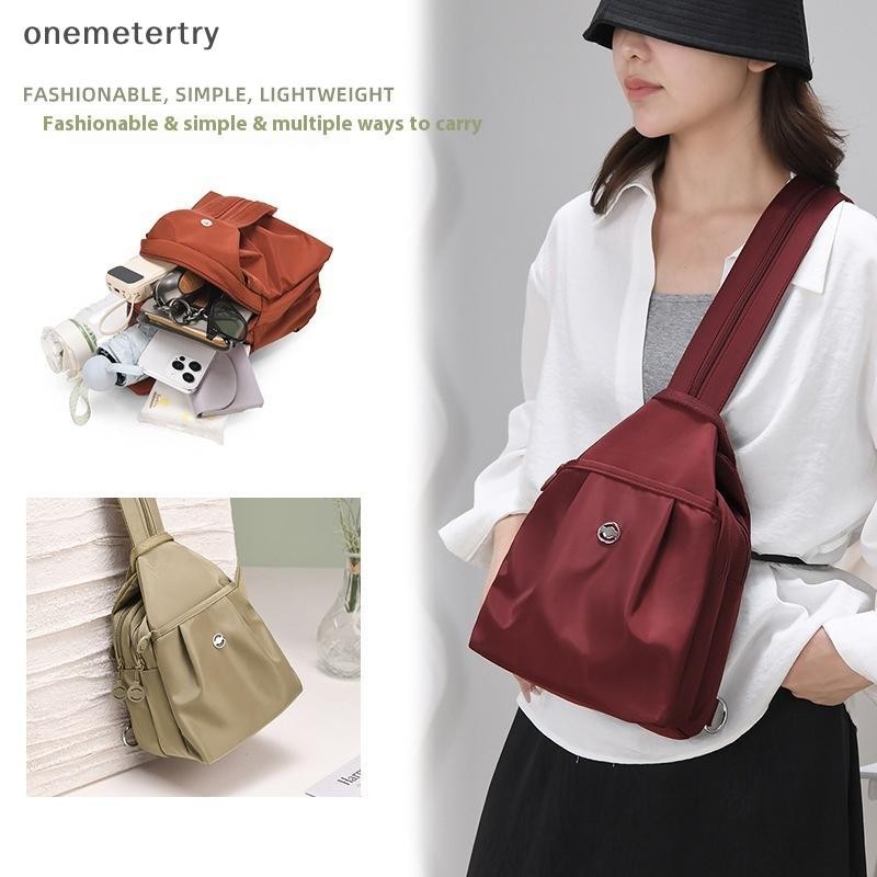 Onem Casual เป้สะพายหลังขนาดเล็ก คาดหน้าอก พกพาสะดวก พร้อมช่องใส่ของเยอะ กระเป๋าสำหรับเดินทาง