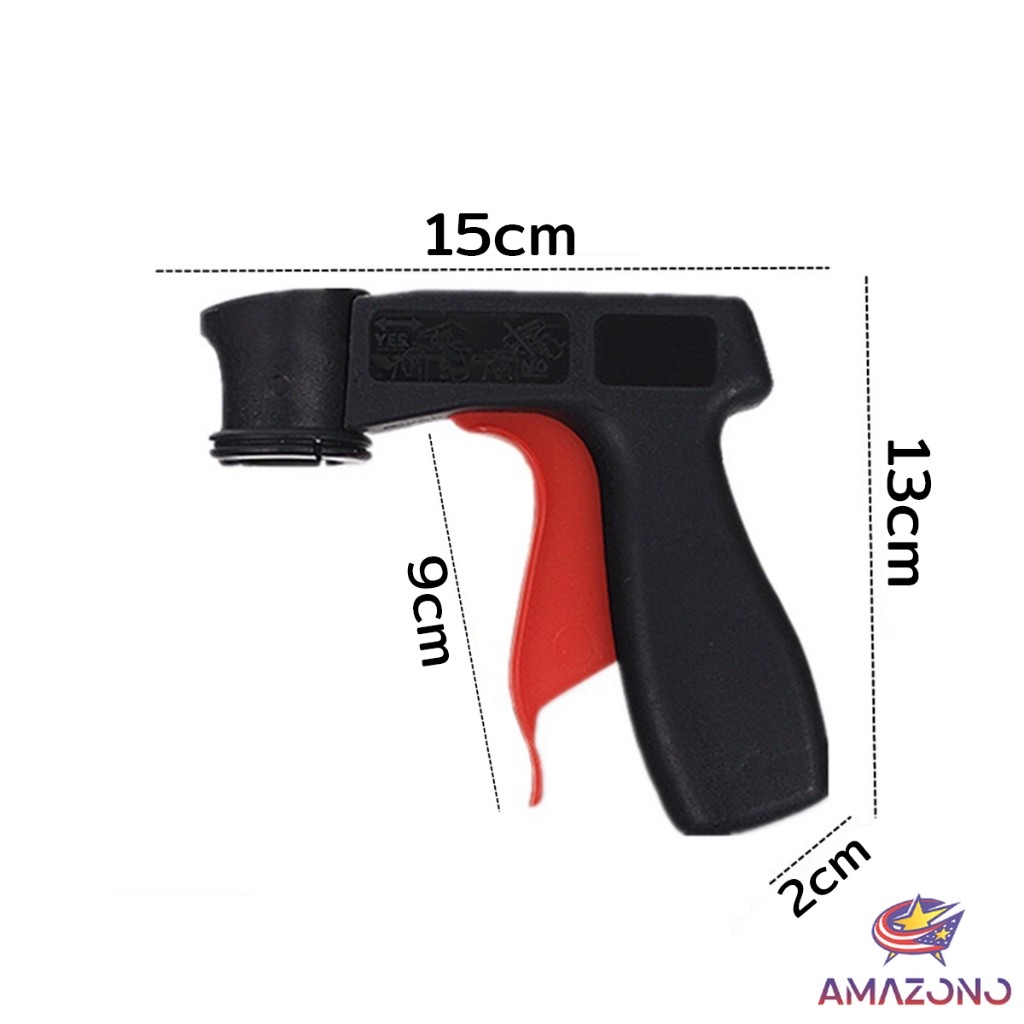 Amaz ที่จับปืนพ่นสีสเปรย์ ที่จับแบบพกพา สำหรับบำรุงรักษารถยนต์ เครื่องมือพ่นสี Can Tool Spray Handle - รูปที่ 6