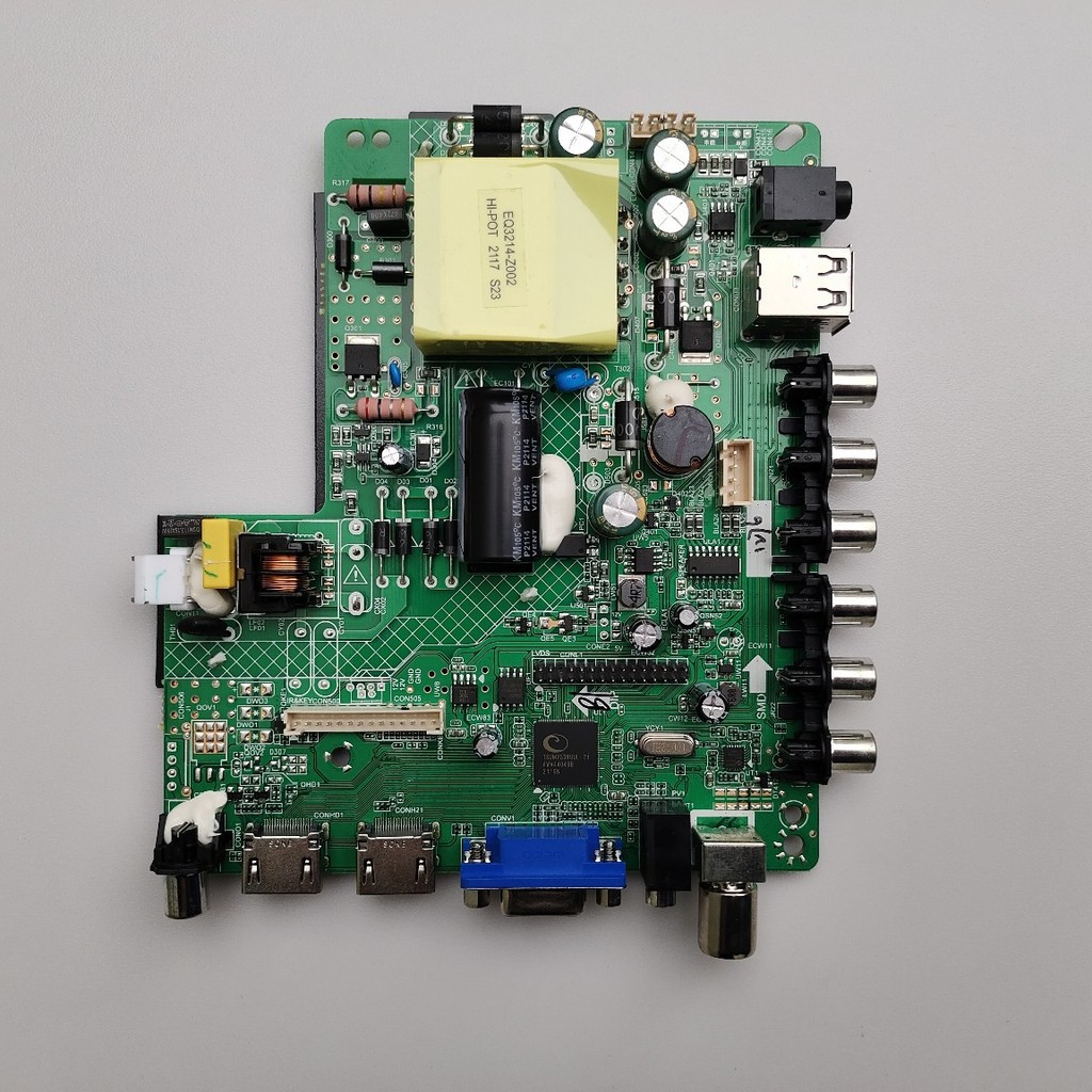 ยี่ห้อใหม่ LCD TV เมนบอร์ด DP.V53RL.813 Light Bar ทํางานแรงดันไฟฟ้า 36V-70V 25W600mA