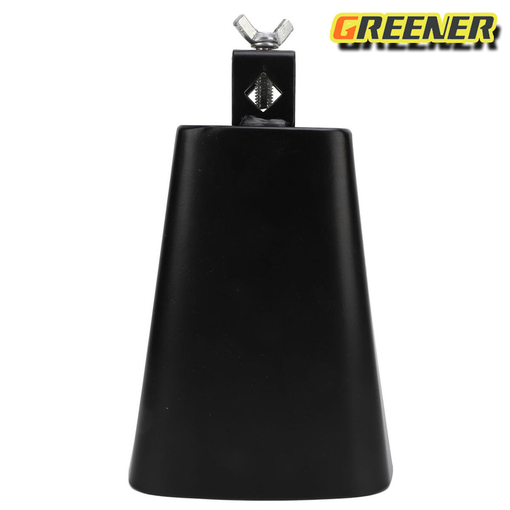 Greener คาวเบล Cowbell 5 นิ้ว พร้อมไม้กลอง ใช้เคาะจังหวะร่วมกับกลองชุด กลองแห่ กิจกรรมสันทนาการ COWBELL คาวเบลล์ เล็ก ราคา ถูกที่สุด ดีลบีเคเค แกลเลอรีภาพที่ 6