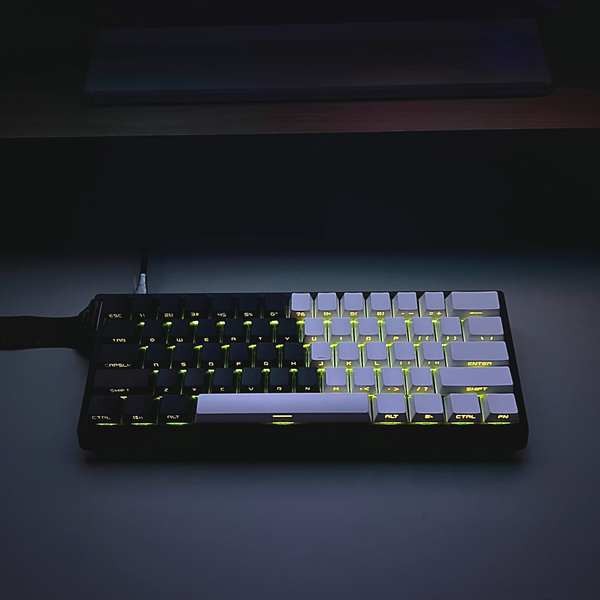 sa keycap keycap ไทย work egg keycaps ด้านข้างแกะสลักสีดําสีขาวคู่โปร่งแสง Keycap OEM วัสดุ PBT สูงส