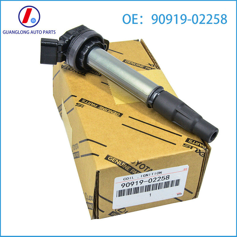 90919-02258 เหมาะสําหรับโตโยต้าคอยล์จุดระเบิดรถแพคเกจแรงดันสูง 90919-ค2003 90919-02252