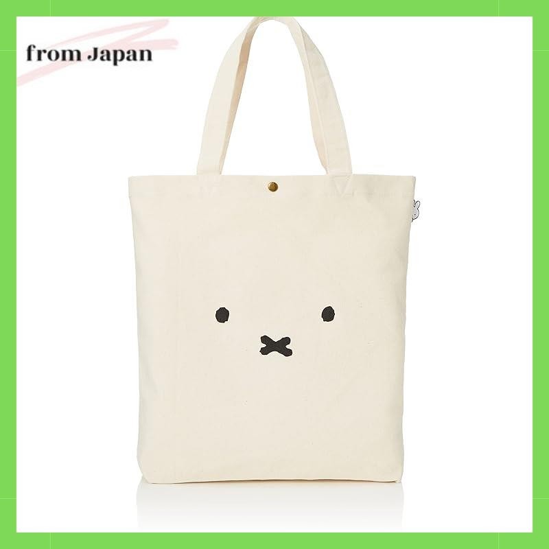[Happitas] Tote Bag Miffy Hap6009 Back Pocket Type B99 Face Natural
