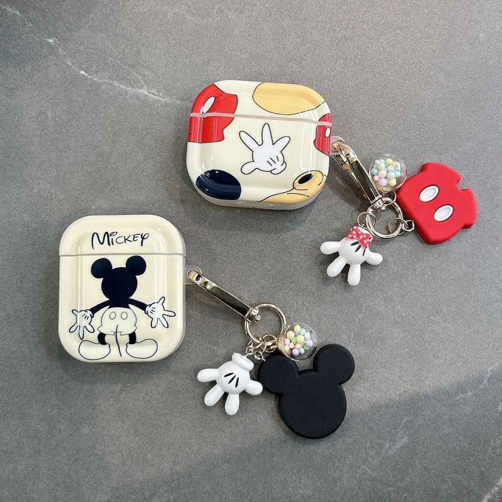 ใหม่ Graffiti การ์ตูน Mickey กรณีสําหรับ Airpods Pro2 Tpu ฝาครอบป้องกันสําหรับ Airpods 1 2 3 Pro หูฟังไร้สายบลูทูธกรณี