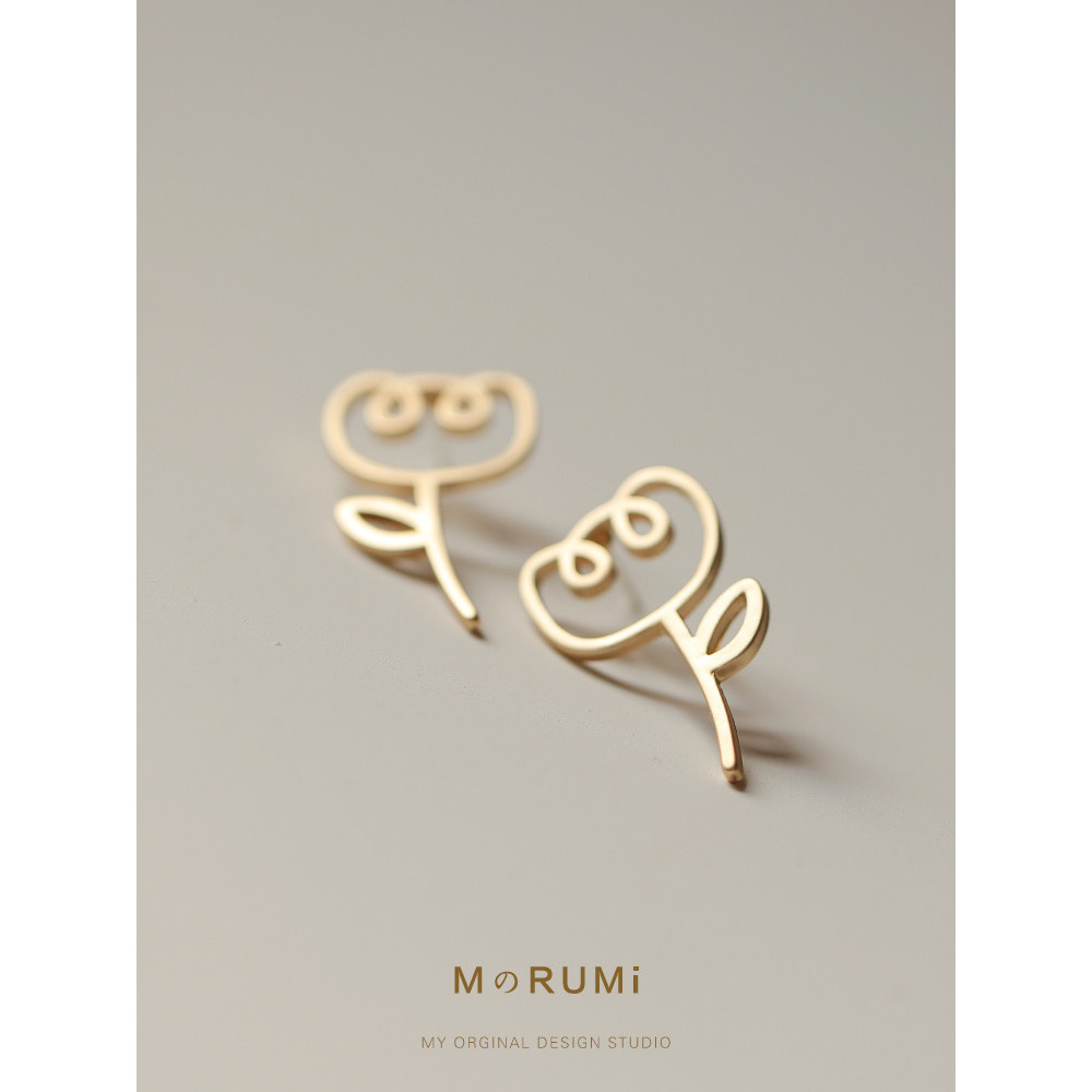 พร้อมส่งIRIS VINTAGE x MのRumi l Tuly earrings VT20240706 คื่องประดับ สร้อย ต่างหู ทอง 18K ต่างหูเงิน